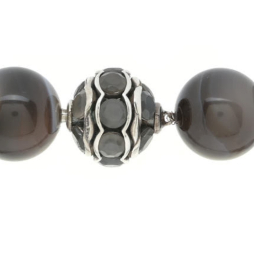 David Yurman Statement Couture Necklace With Agate And Moonstone - Picture 6 of 7